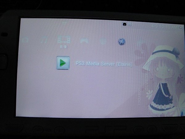 PSP 成功連線 PS3 後 成功抓取媒體資料