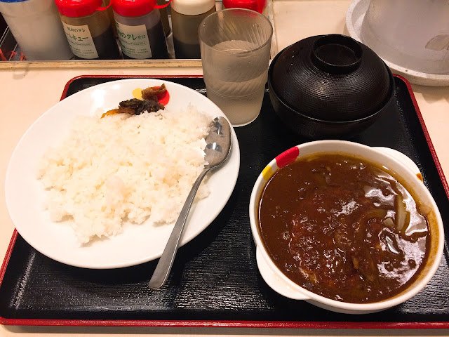 松屋-漢堡肉咖哩