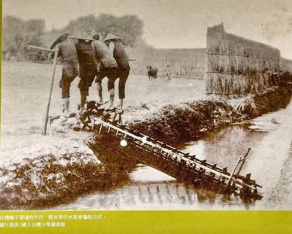 翻車-龍骨水車分為腳踏水車和手搖水車-龍骨水車是在三國時期所