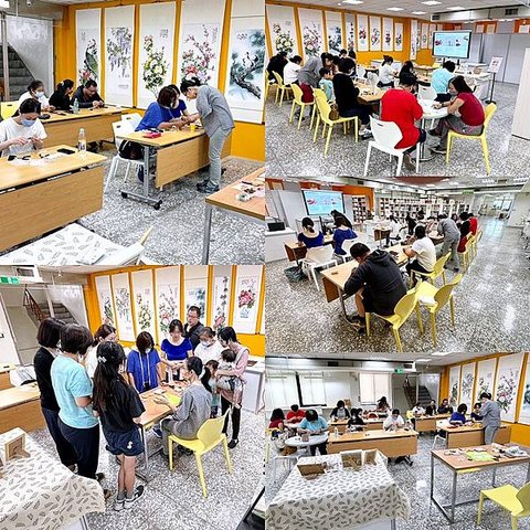 [活動花絮] 5/18 臺中市立圖書館西區分館：愛的織花時光