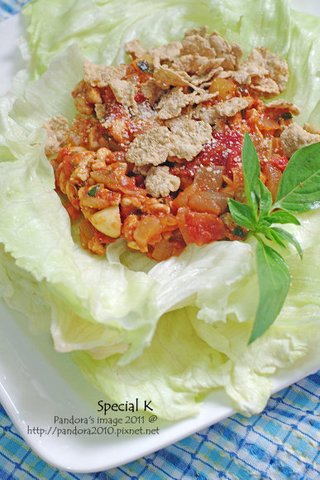 Special K + 蕃茄雞丁生菜沙拉