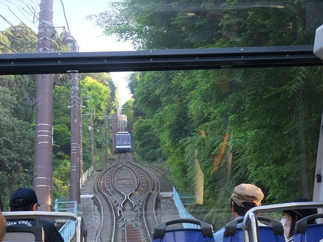 皿倉山cable car