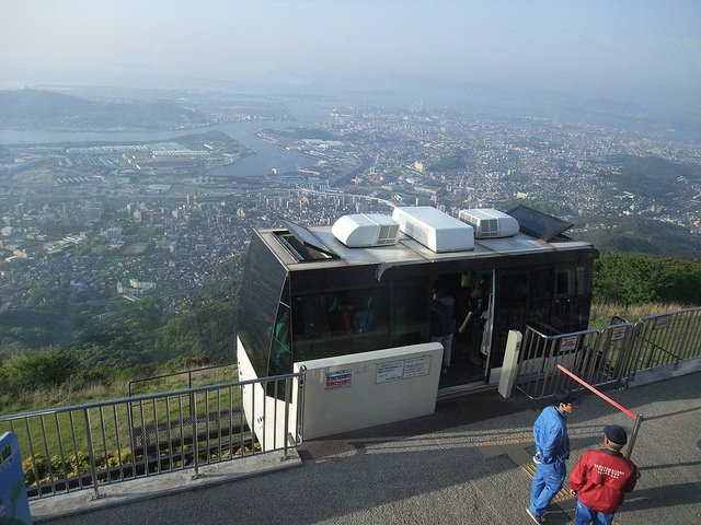 皿倉山slope car