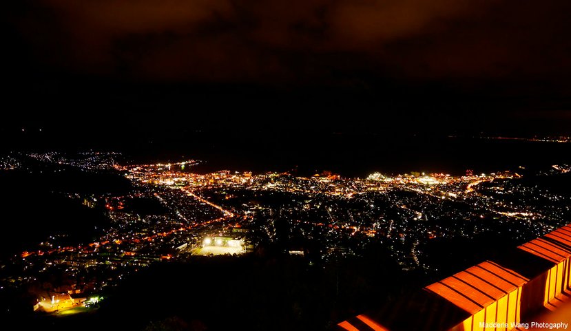 天狗山上看小樽夜景