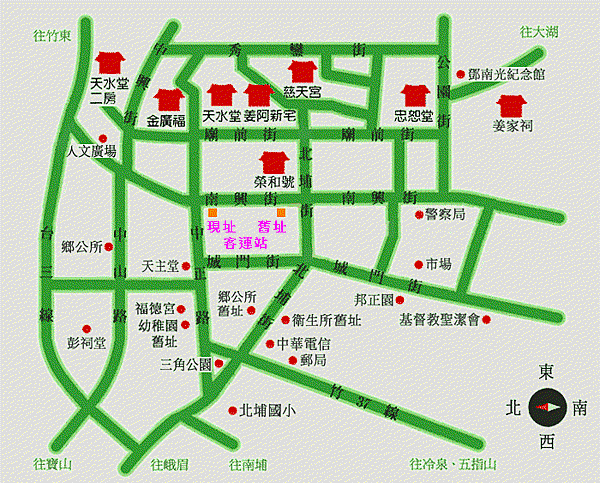 北埔市街圖 (1)