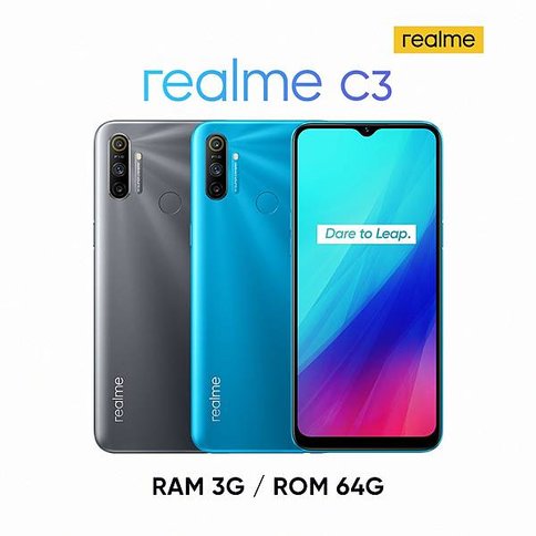 蝦皮購物realme 超級品牌日，realme C3 (3G_64G) ，活動價3,290元，下殺82折