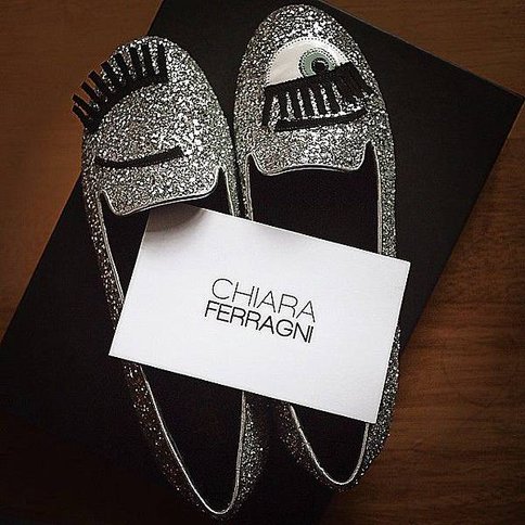 Chiara Ferragni Flirting Loafers silver5