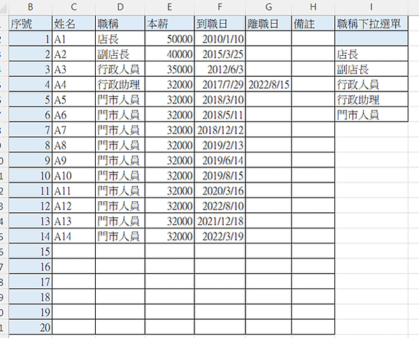 EXCEL薪資暨排班表整合2V - 薪資計算