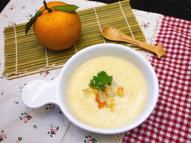 babymoov調理機 寶寶版玉米濃湯　食譜　副食品