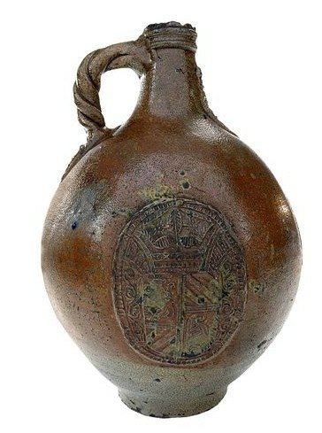 德國 鹽釉須德利/德國鬍鬚男鹽釉酒壺/耶穌會士貝拉明的臉這位