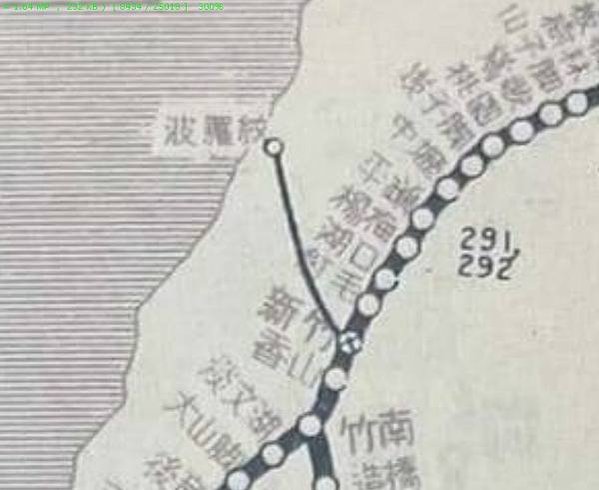 銘傳鐵路遺跡2020年6月間遺址出，長500公尺、寬8公尺，