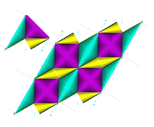 tellation of three triangle