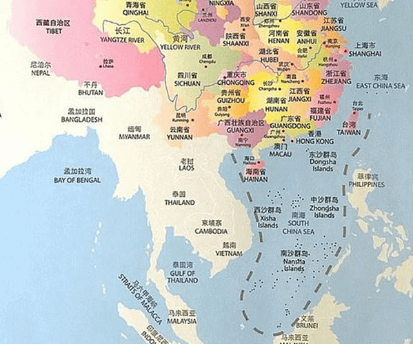 「九段線」，越南稱「牛舌線」，中華民國稱為11段線，是中華人