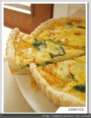 菠菜烤雞法式鹹派 Quiche