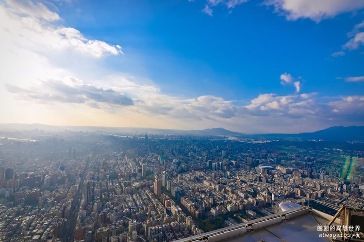 【台北101】踏上SKYLINE天際線，位在101樓的戶外觀