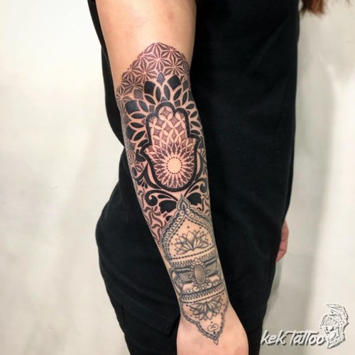 梵花 點陣｜圖騰刺青｜Totem Tattoos