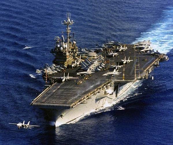 美國太平洋艦隊貼出獨立號航艦（USS Independenc
