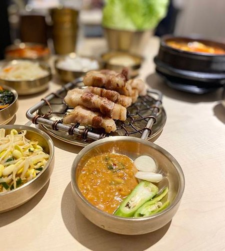 韓饗食堂 한상_烤豬五花肉2