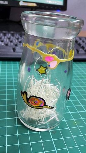 窗貼 玻璃彩繪貼 彩繪隨意貼 玻璃瓶裝飾7