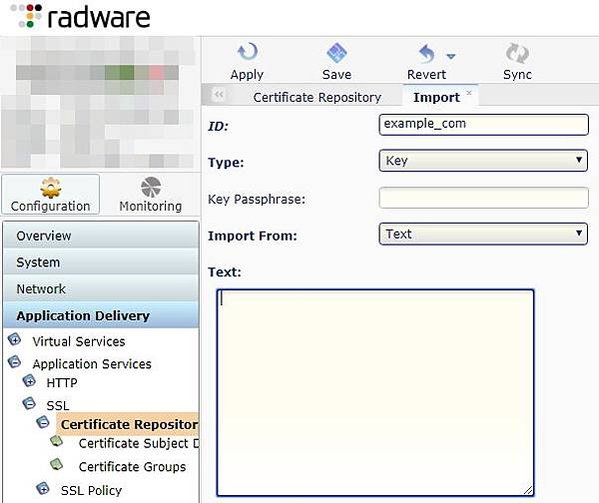 Nortel Alteon Radware Offload 