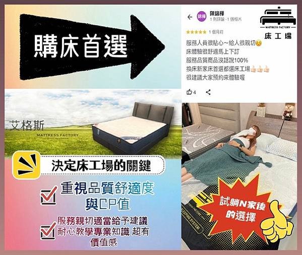〔高雄推薦〕高雄評價第一,服務最好的仁武床墊店家,高雄必睡床