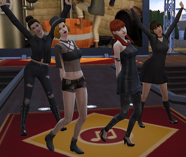 Sims 4 Kpop + Showtime mod 下