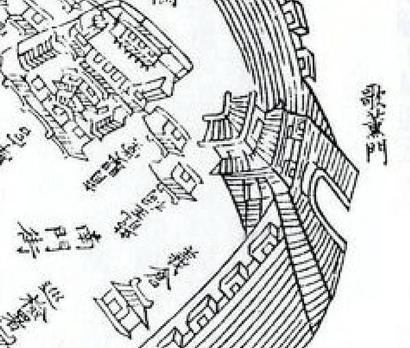 竹塹城-淡水廳，1777年先有武廟(姜太公+關岳帝廟)再有文