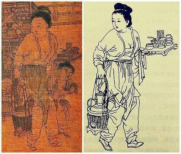 茶文化/宋劉松年攆茶圖/《鬥茶圖》元代趙孟元代鬥茶。鬥茶興起