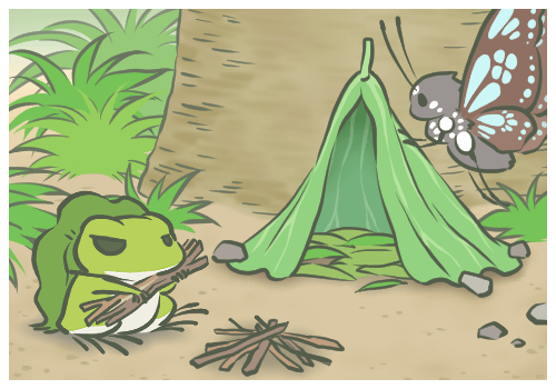 手機遊戲app-旅行青蛙-旅かえる