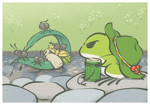 手機遊戲app-旅行青蛙-旅かえる