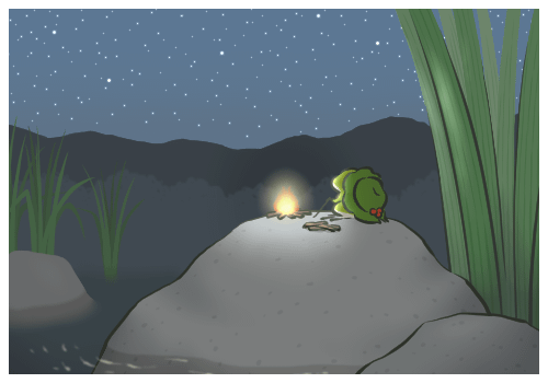 手機遊戲app-旅行青蛙-旅かえる