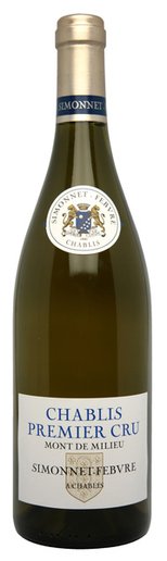 Simonnet-Febvre 1er Cru Mont de Milieu Chablis 西蒙‧法勃宓勒峰一級葡萄園夏布利白葡萄酒.jpg