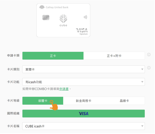 國泰世華CUBE卡推薦禮