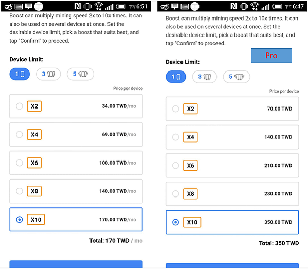 CryptoTab Browser｜CryptoTab Browser vs CryptoTab Browser Pro for android 比較