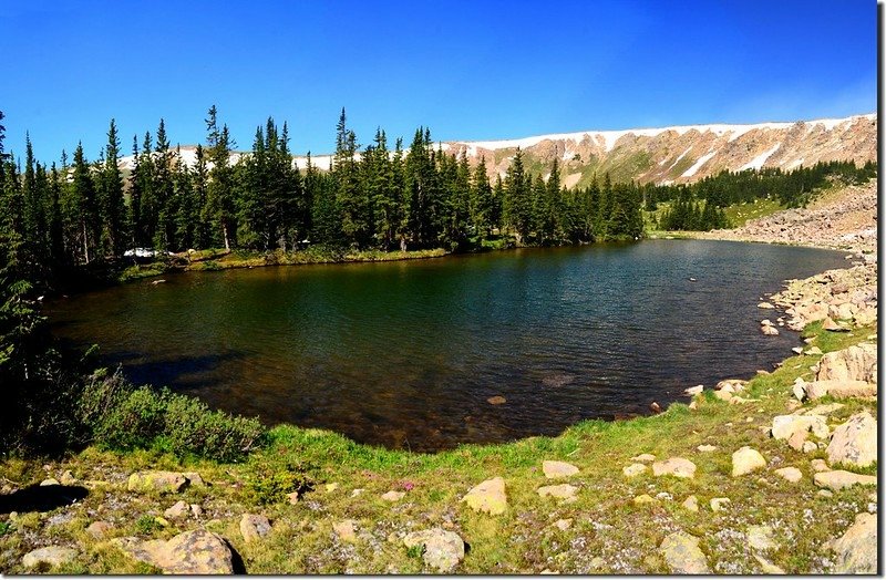 The unnamed lake #1 at the upper reaches of Current Creek (11)