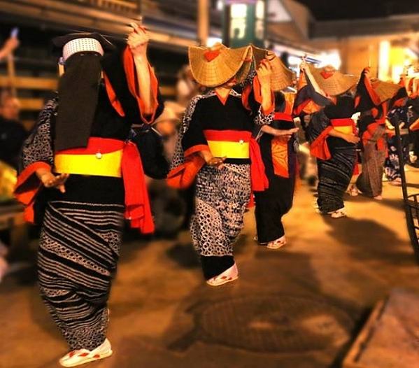 秋田夏祭 七夕繪燈籠祭  竿燈祭  西馬音內盆舞