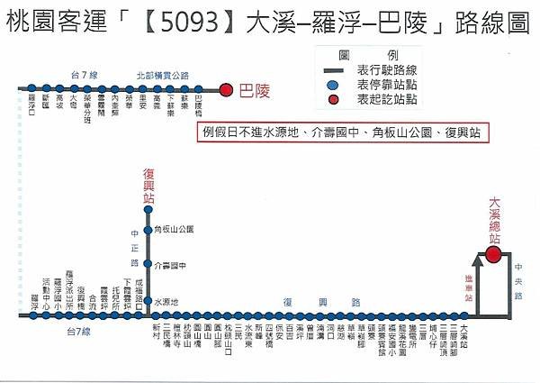 5093桃園客運路線