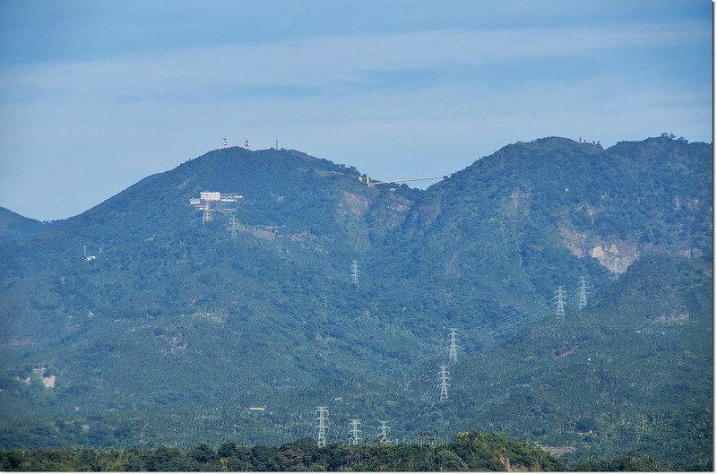 竹崎木柵寮山東北眺太平山、太平雲梯