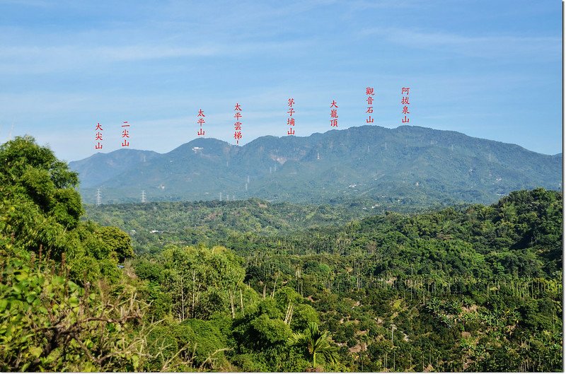 竹崎木柵寮山東北眺群山 1-1