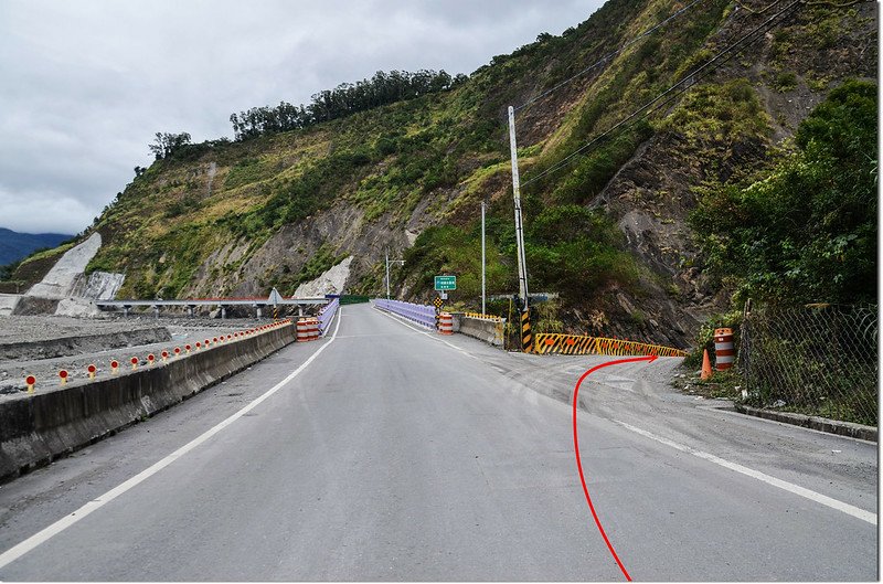 台20線玉穗溫泉岔路