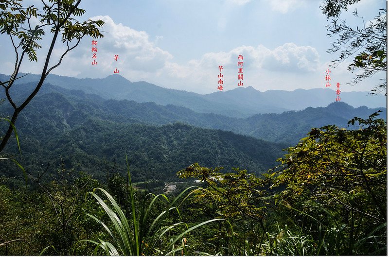 南頂坪林山山頂南眺群山 1-1