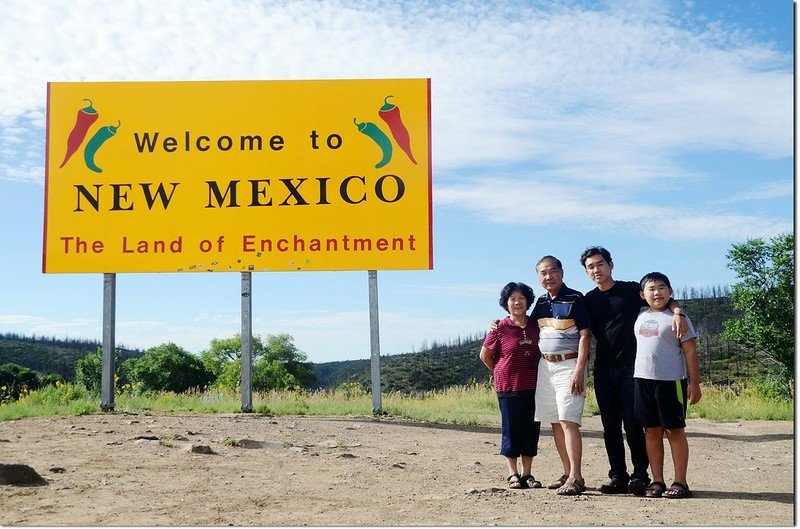 Colorado &amp; New Mexico State Line at I-25