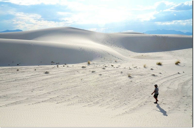 Hiking at the Alkali Flat Trail 3