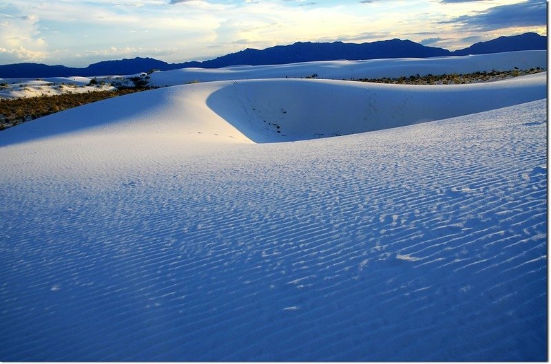 Sunset at White Sands National Monument 4