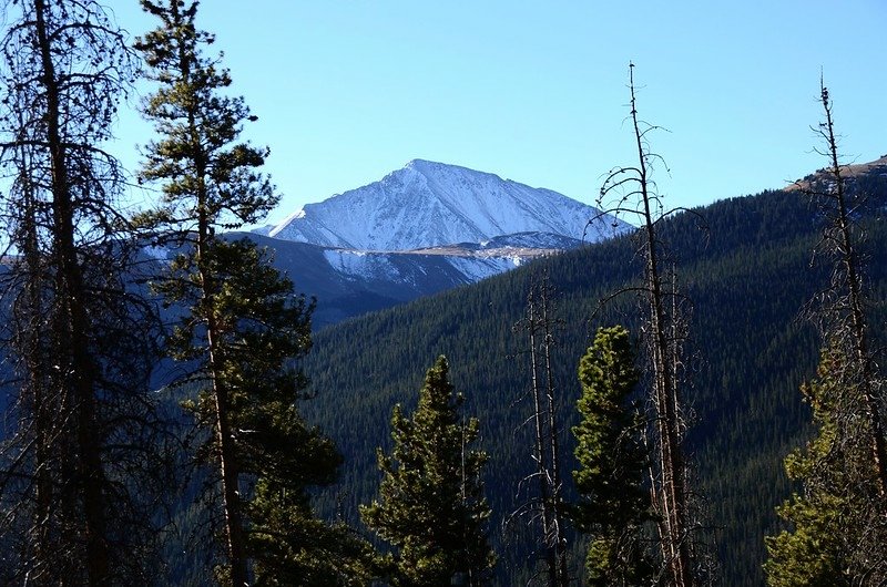 Looking south at Torreys Peak from Watrous Gulch trail near 10,794&apos;