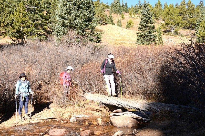 Crossing Watrous Gulch Creek