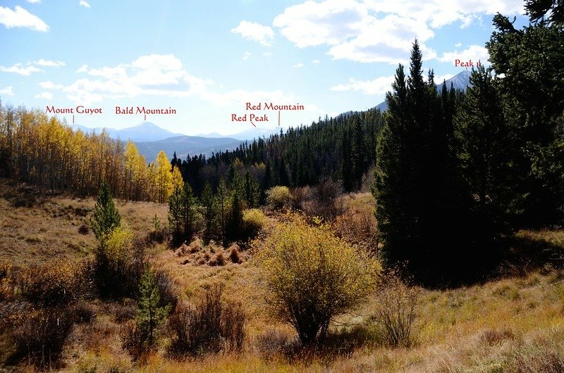 Looking south to mountains from Lily Pad Lake Trail (2)