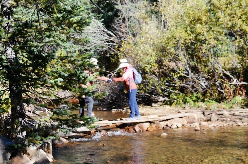 First stream crossing