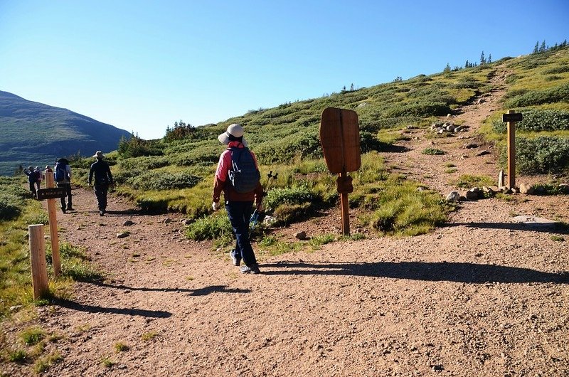 First trail junction