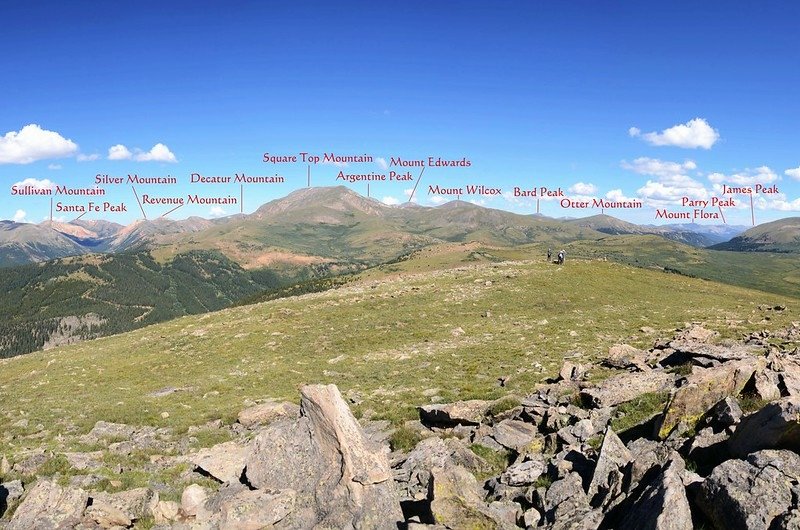 Looking northwest to mountains from Geneva Mountain&apos;s first subpeak (1)-1